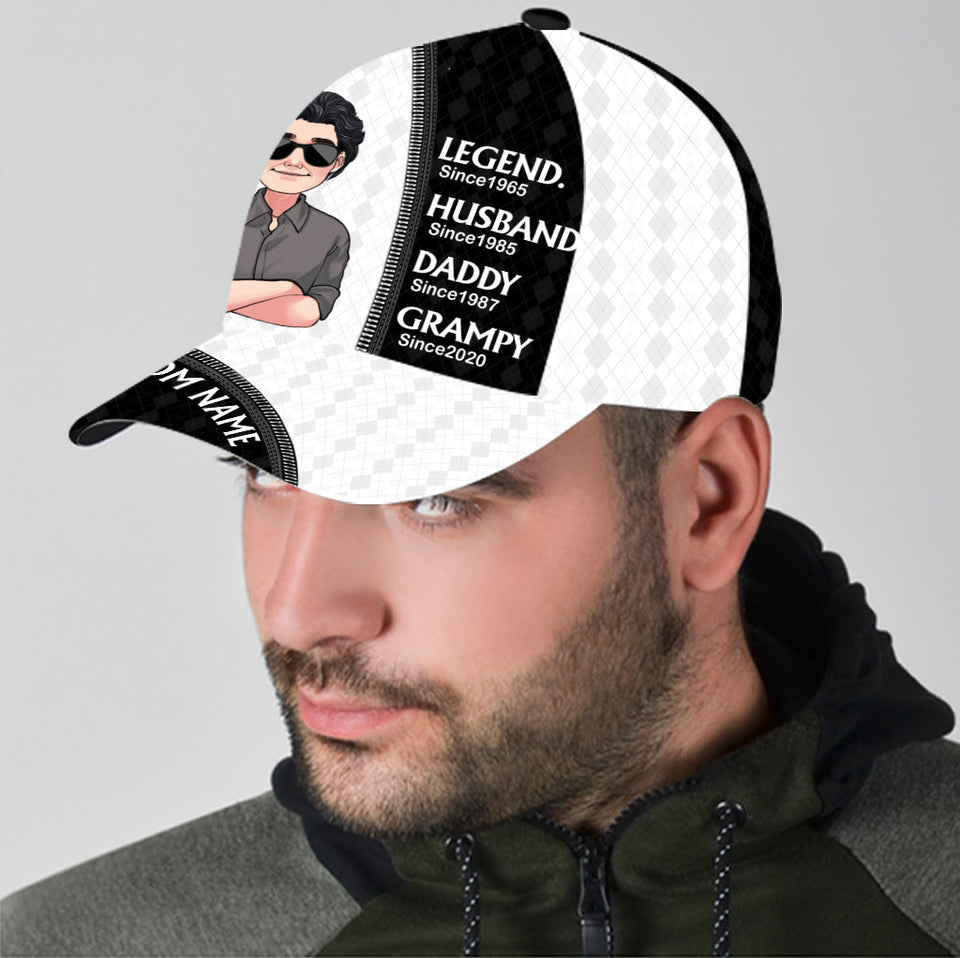Legend - Personalized Father Classic Cap