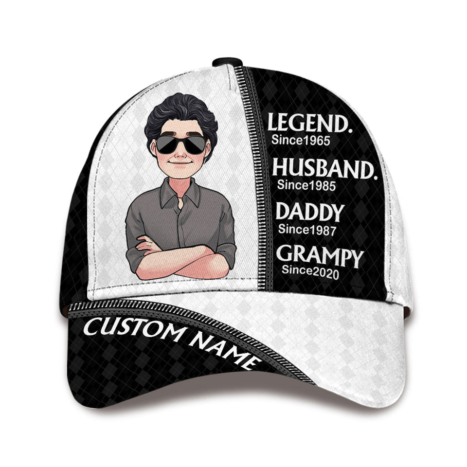 Legend - Personalized Father Classic Cap