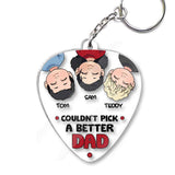 Couldn't Pick A Better Dad - Personalized Father Keychain