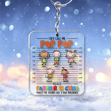 Partner In Crime - Gift for grandpa, grandma, mom, dad, uncle, aunt, brother, sister - Personalized Keychain