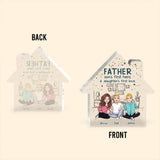 Son's First Hero - Personalized Father's Day Father Custom Shaped Acrylic Plaque