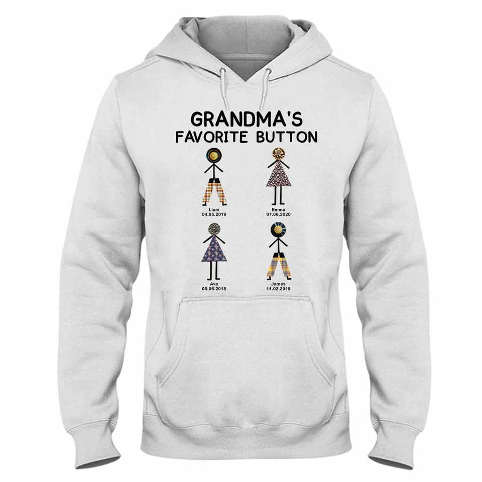Favorite Buttons - Sewing Personalized T-shirt and Hoodie