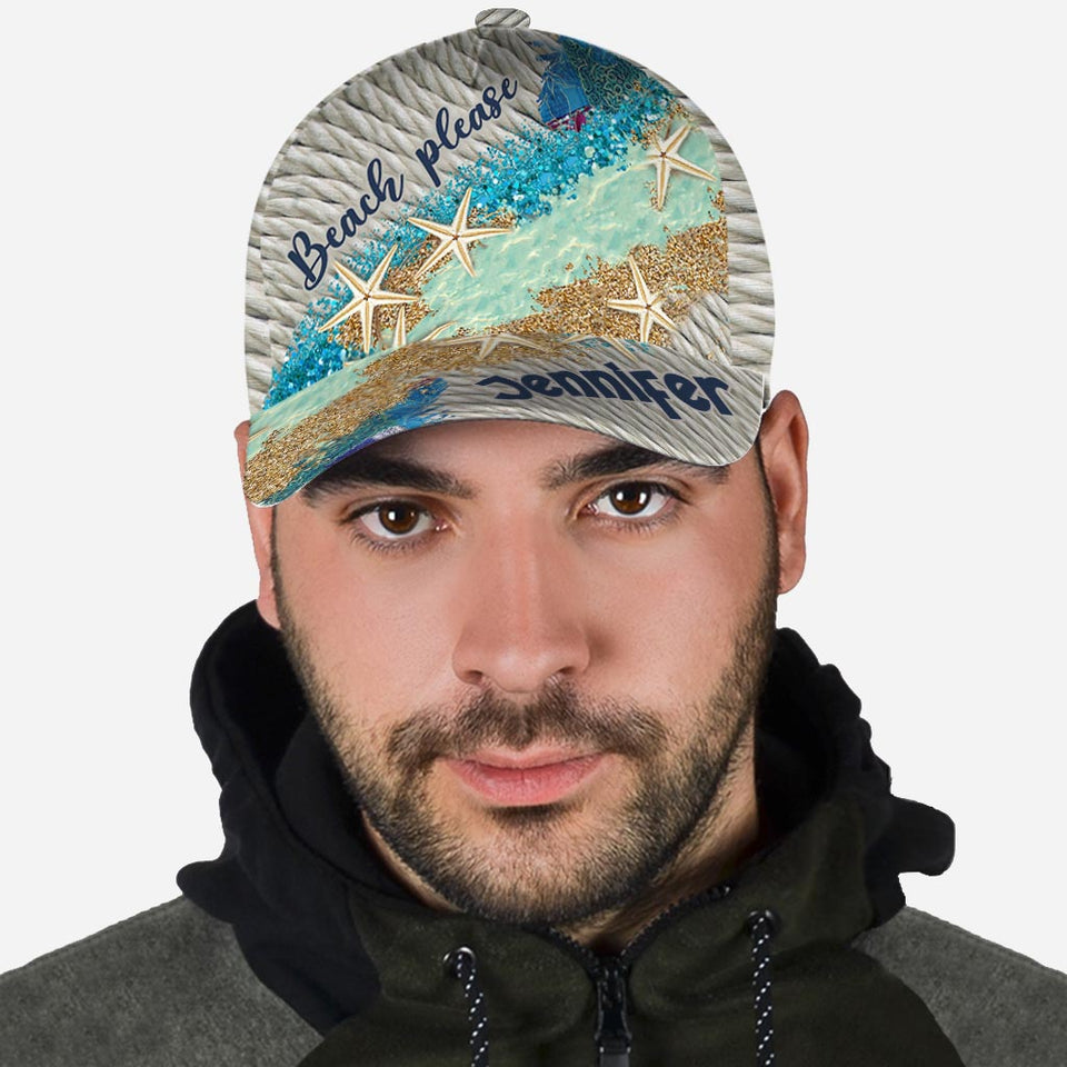 Beach Please - Personalized Sea Lover Classic Cap