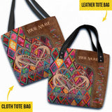 I Sew A Piece Of My Heart Personalized Tote Bag