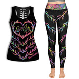 Country Girl - Personalized Hunting Hollow Tank Top and Leggings