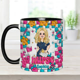 Nurse Life - Personalized Nurse Accent Mug