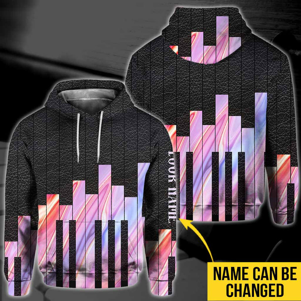 Music Soul Piano Personalized All Over T-shirt and Hoodie