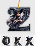 Witch Letter - Personalized Witch Ornament
