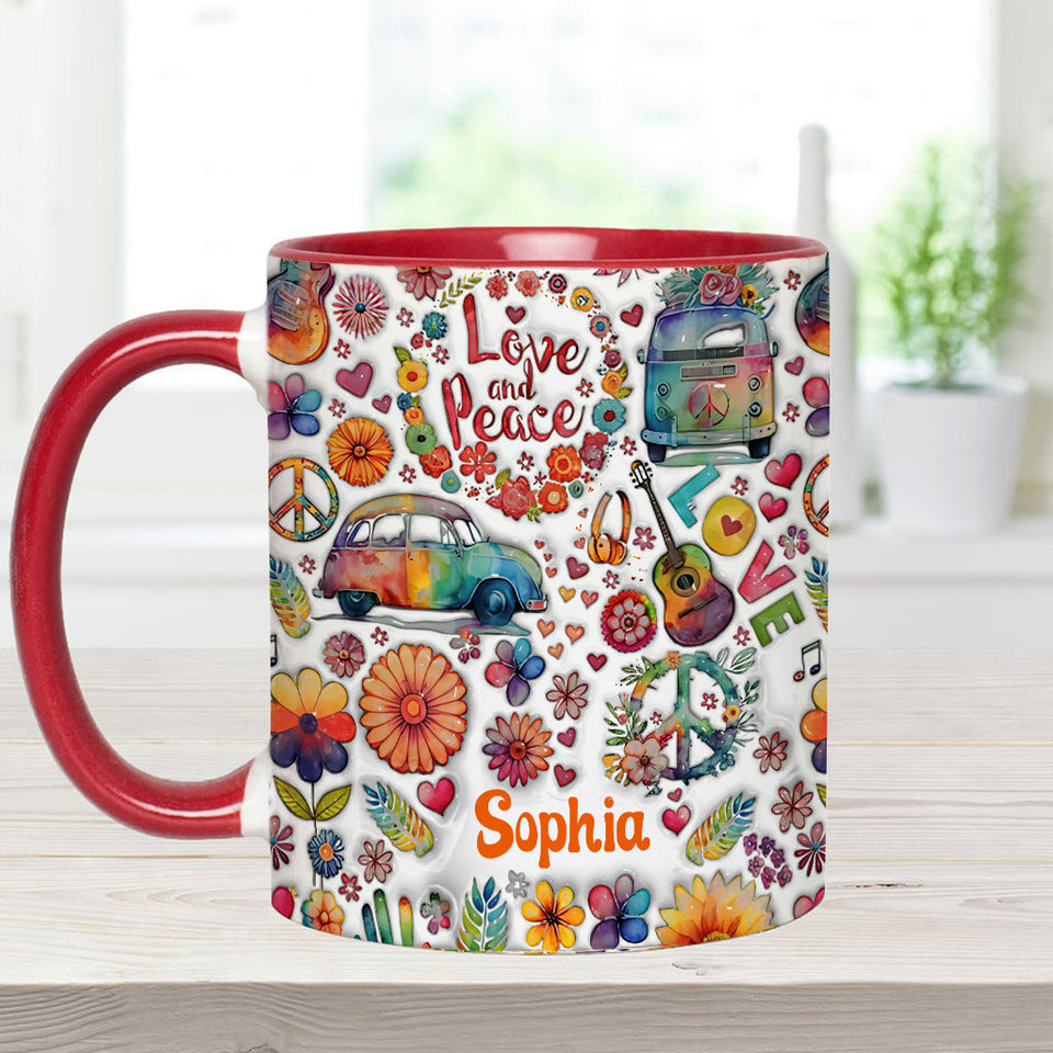 Hippie Soul - Personalized Hippie Accent Mug