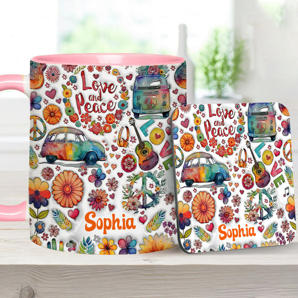 Hippie Soul - Personalized Hippie Accent Mug
