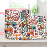 Hippie Soul - Personalized Hippie Accent Mug