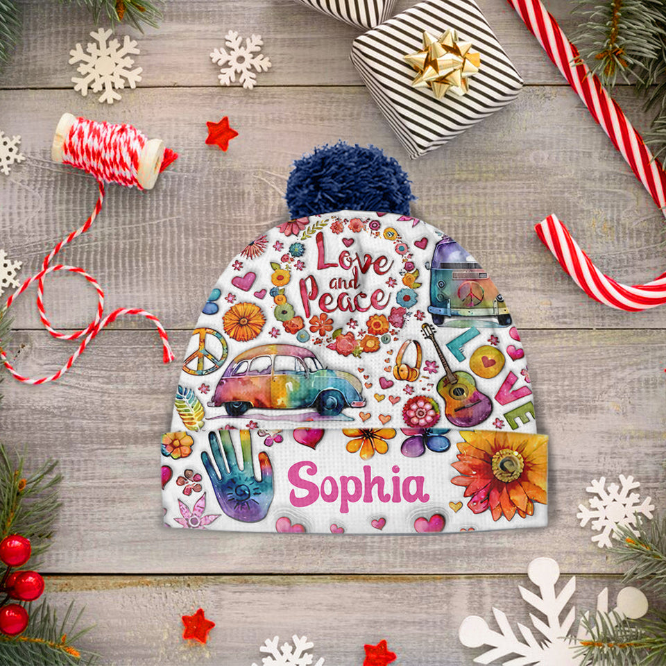 Hippie Soul - Personalized Hippie Beanie Hat