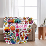 Hippie Soul - Personalized Hippie Blanket