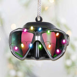 Scuba Diving - Personalized Christmas Ornament (Printed On Both Sides)