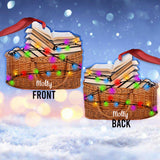 My Picnic Looks Like - Personalized Christmas Book Ornament (Printed On Both Sides)