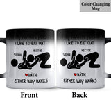 Funny Dirty Anniversary Gift For Her/ Him - Personalized Couple Mug
