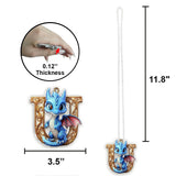 Charming Dragon - Personalized Dragon Car Ornament