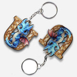 Charming Dragon - Personalized Dragon Keychain
