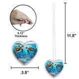 You & Me We Got This - Personalized Turtle Transparent Car Ornament