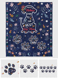Happy Mother's Day To The Best Dog Mom - Personalized Dog Blanket