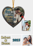 The Year I Found My Missing Piece Kissing Couple - Personalized Couple Ornament