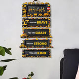You Are Brave, You Are Smart - Personalized Kid Pallet Wood Sign