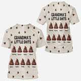 Grandma's Little Shits - Personalized Grandma All Over Shirt