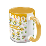Grandma's Honey Bees - Personalized Grandma Accent Mug