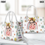 Teach Love Inspire - Personalized Teacher Leather Handbag