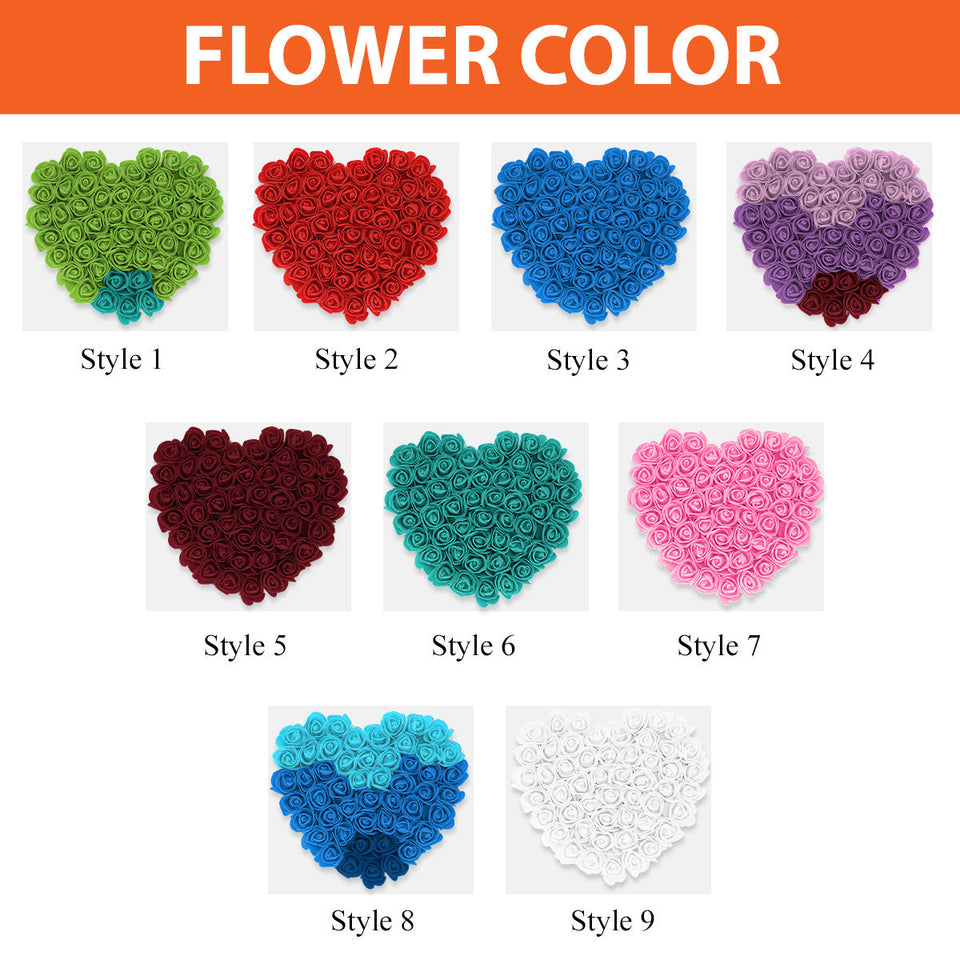 Mom We Love You - Personalized Mother Flower Shadow Box