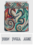 We Got This - Personalized Dragon Quilt Set