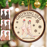 Growing Old Together - Personalized Couple Ornament