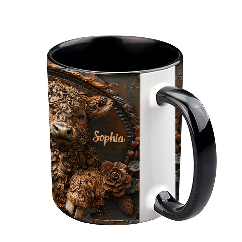 Baby Cow - Personalized Accent Mug