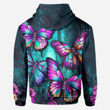 Grandma's Butterflies - Personalized Grandma All Over Shirt