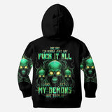 My Demons - Personalized Skull All Over Shirt