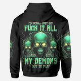 My Demons - Personalized Skull All Over Shirt