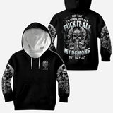One Day I'm Gonna Just Say - Personalized Skull All Over Shirt