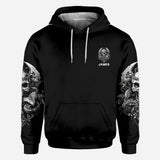 One Day I'm Gonna Just Say - Personalized Skull All Over Shirt