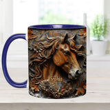 Stunning Horse Free Spirit - Personalized Horse Accent Mug