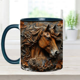 Stunning Horse Free Spirit - Personalized Horse Accent Mug