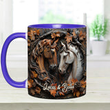 It's You & Me - Personalized Horse Accent Mug