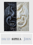 You & Me We Got This - Personalized Dragon Blanket