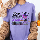 Don't Judge Me - Personalized Witch T-shirt And Hoodie
