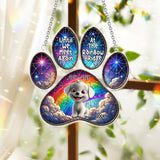 Angel In Heaven - Personalized Dog Window Hanging Suncatcher Ornament