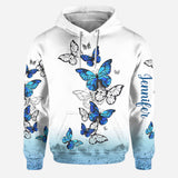 Love Butterflies - Personalized Butterfly Hoodie and Leggings