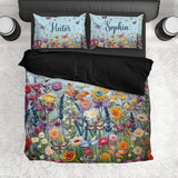 Pollinator Floral Garden - Personalized Gardening Bedding Set