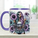 Funny Vocabulary - Personalized Skull Accent Mug
