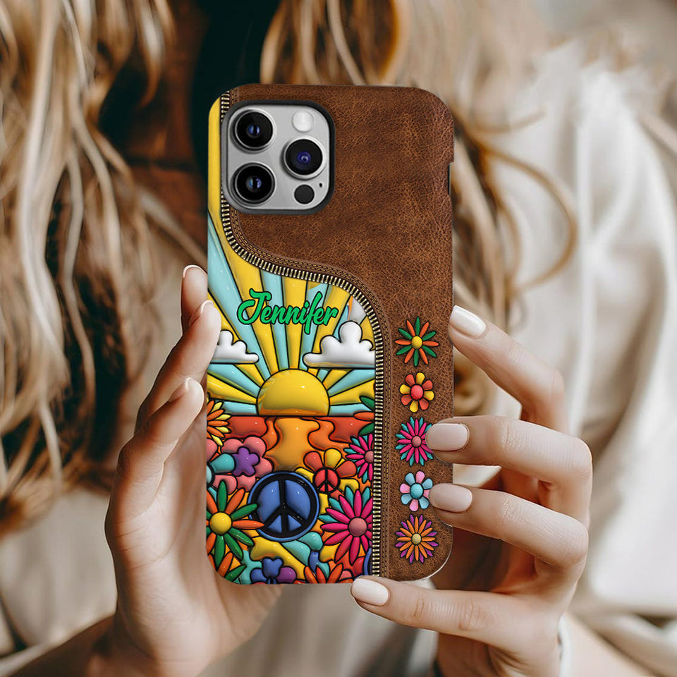Hippie Soul - Personalized Hippie Full Print Phone Case