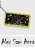 Stay Sexy Don't Get Murdered - Personalized Keychain