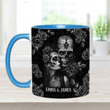 It's You & Me - Personalized Skull Accent Mug